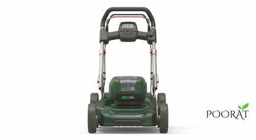 Poorat Cordless Battery-Powered Electric Lawn Mower