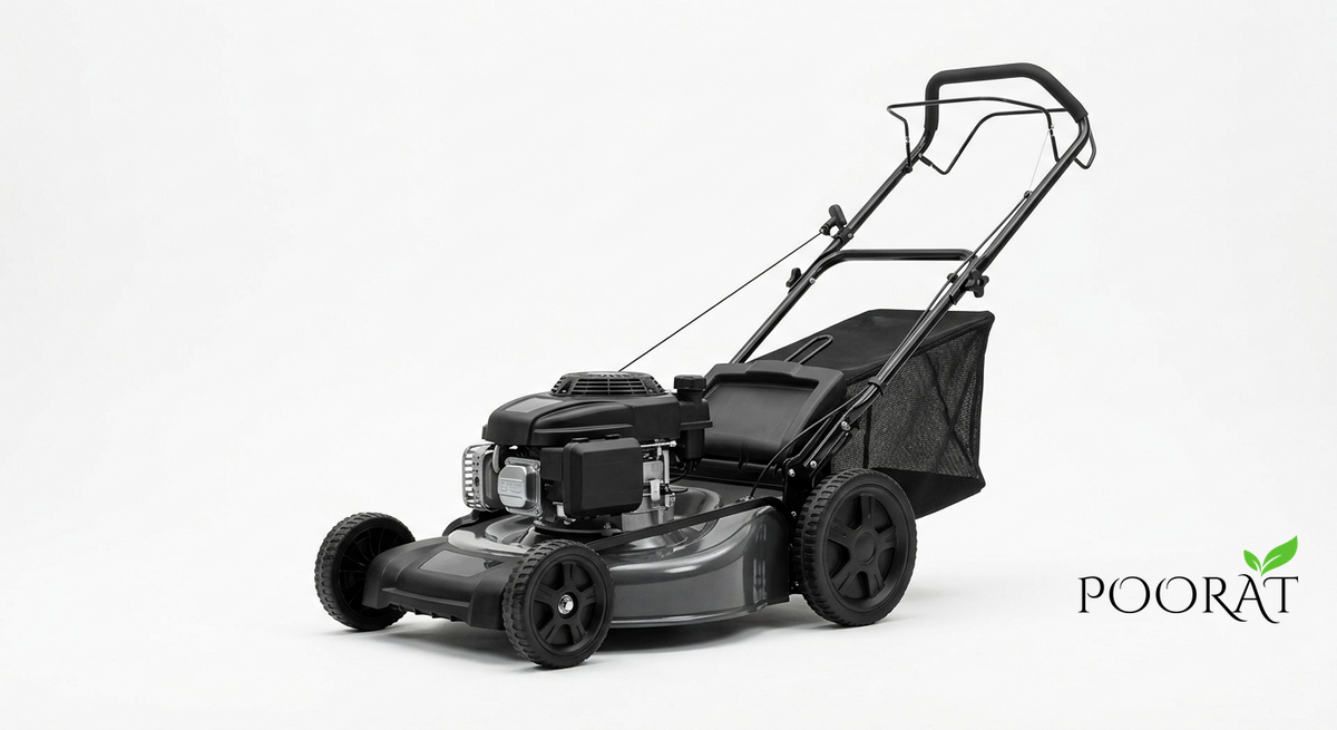 Poorat Heavy-Duty Petrol Lawn Mower