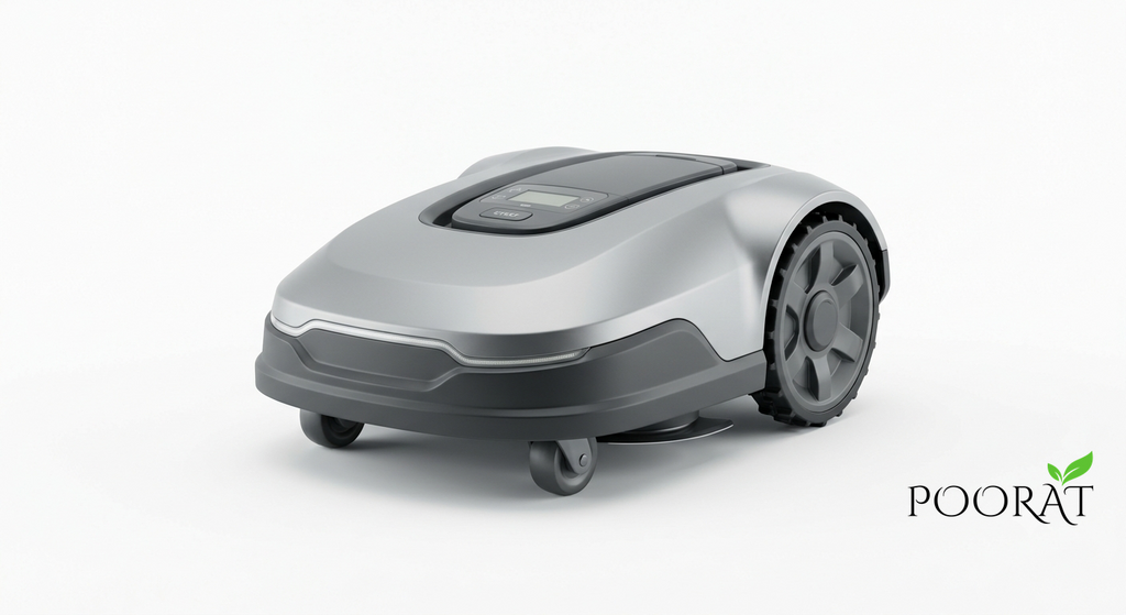Poorat Smart Robotic Lawn Mower with Automatic Grass Cutting System for Home Gardens, Lawns, Parks & Outdoor Landscaping