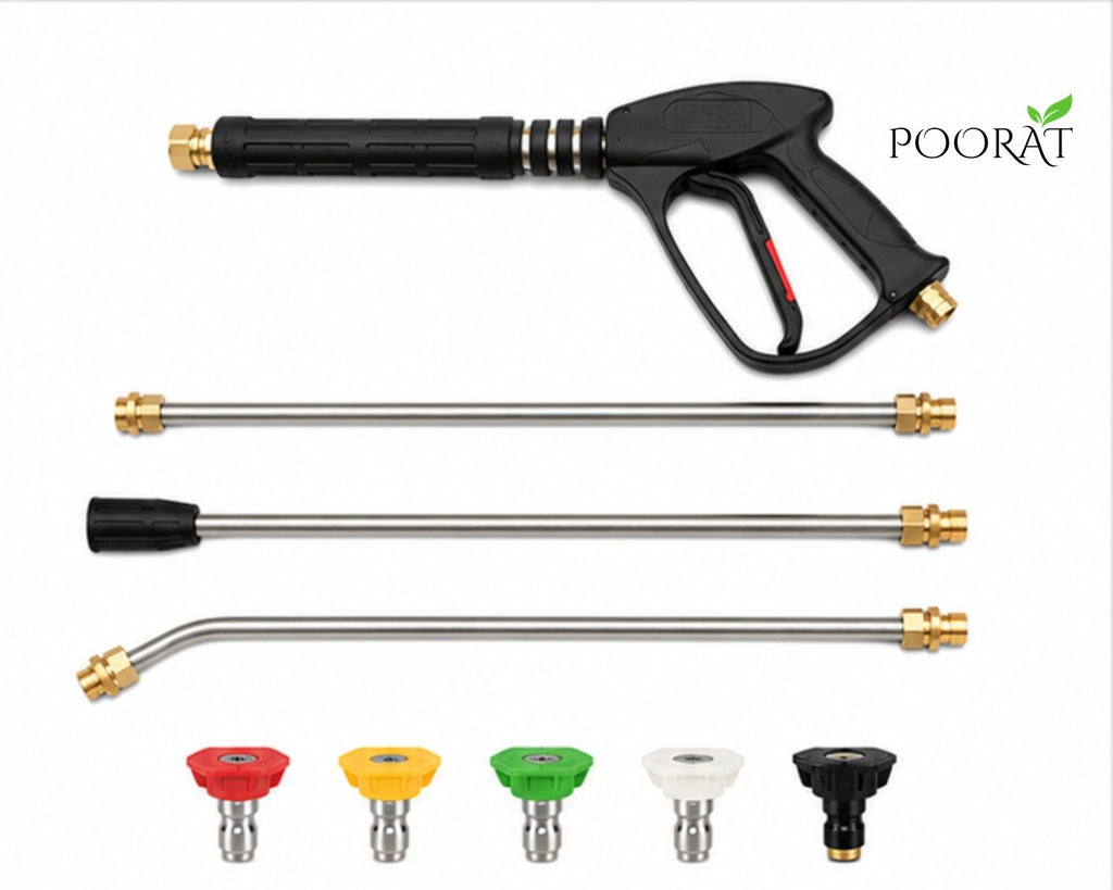 Poorat Heavy-Duty 500 BAR Industrial High Pressure Washer
