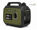Poorat Portable 3200 Starting Watts / 2800 Running Watts Inverter Generator