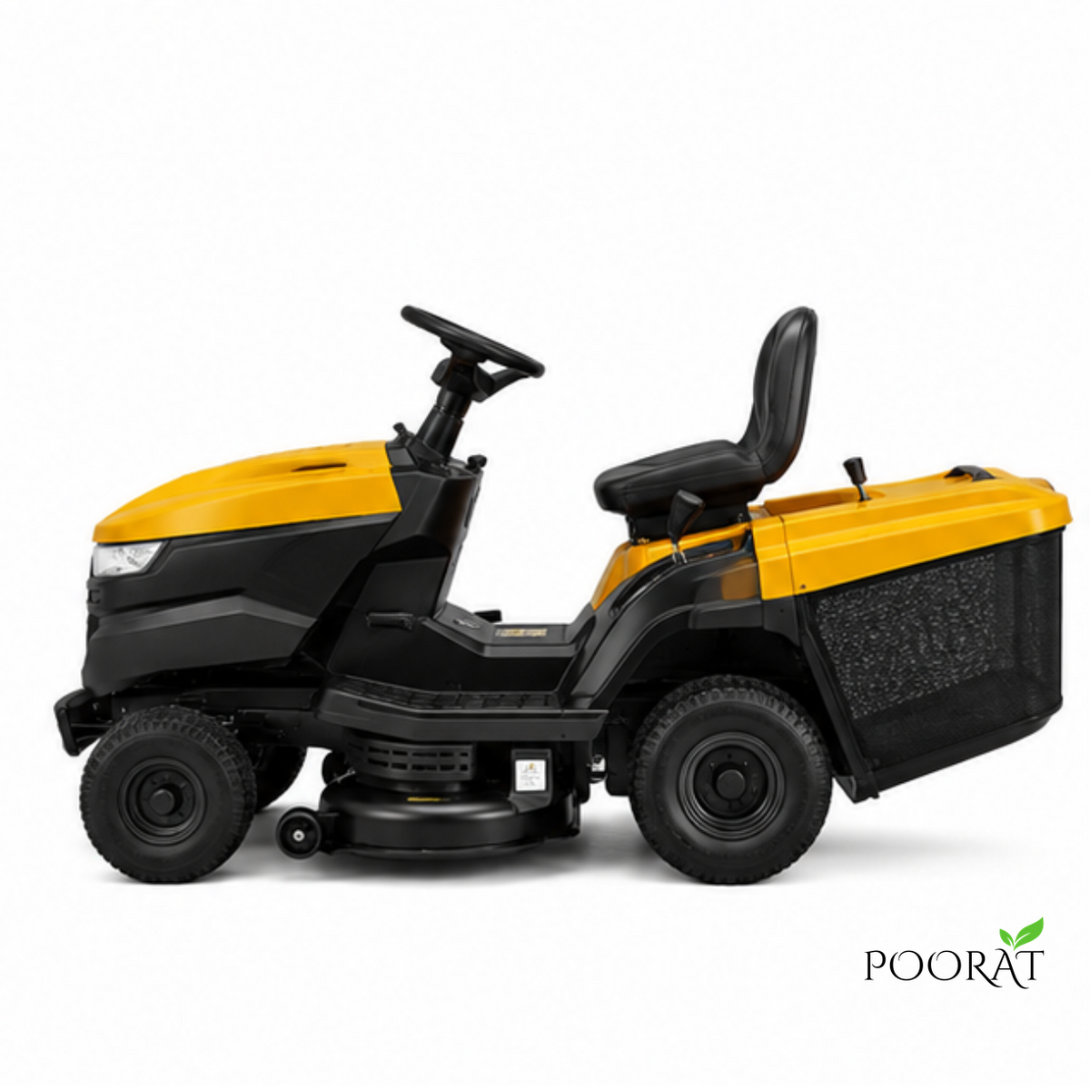 Poorat Heavy-Duty Ride-On Garden Lawn Tractor Mower