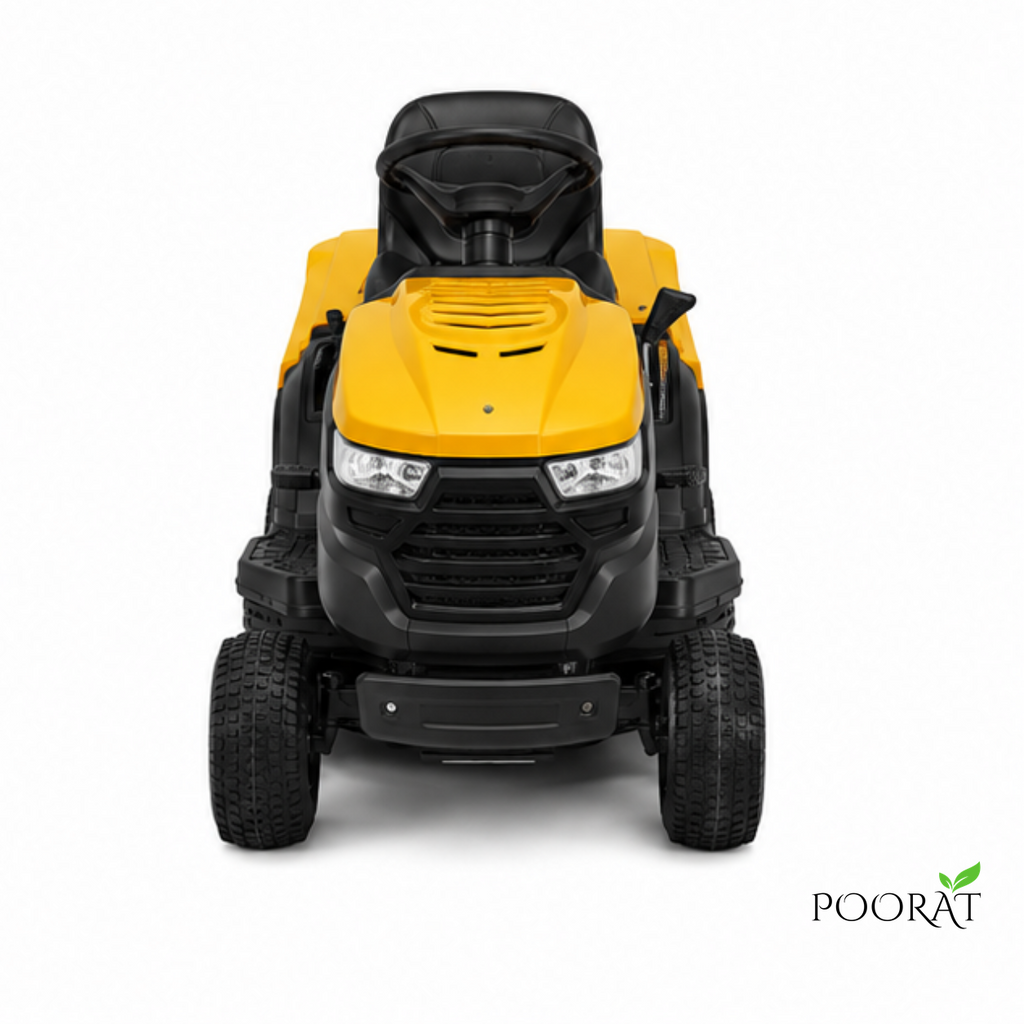 Poorat Heavy-Duty Ride-On Garden Lawn Tractor Mower
