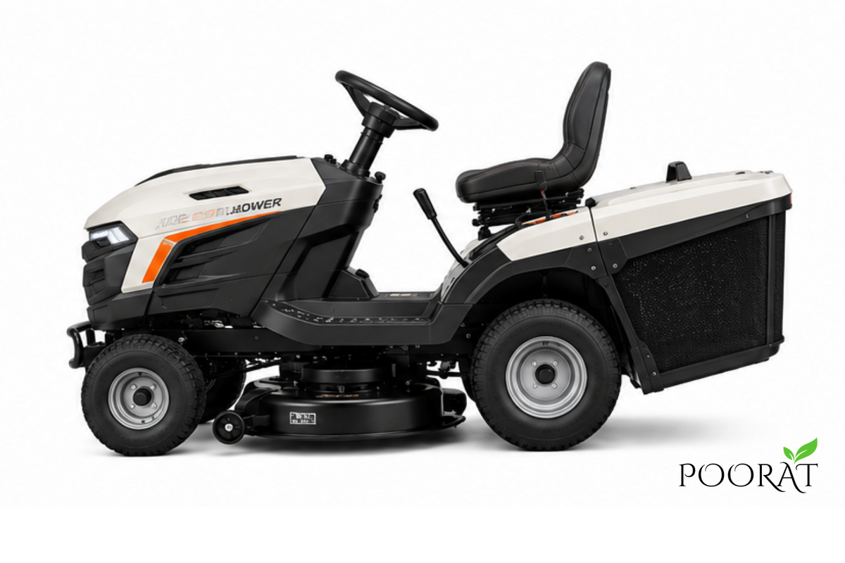 Poorat Heavy-Duty Ride-On Lawn Tractor Mower