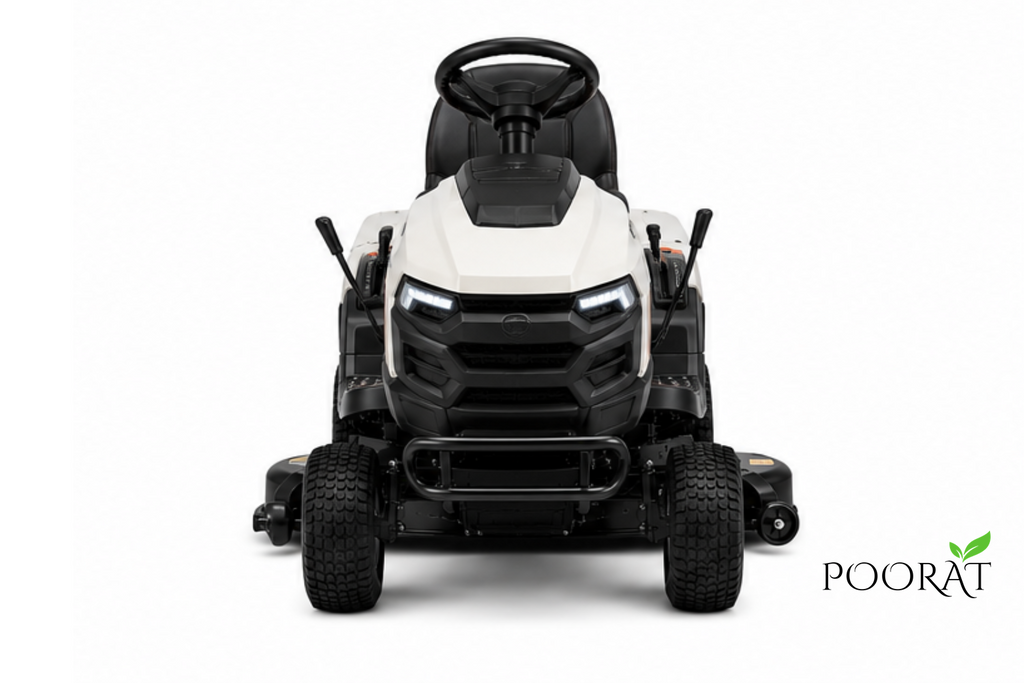 Poorat Heavy-Duty Ride-On Lawn Tractor Mower