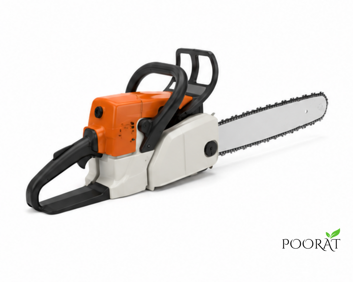 Poorat Heavy-Duty Petrol Chainsaw