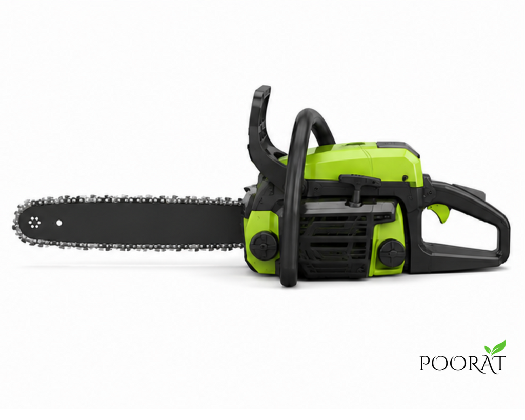 Poorat Heavy-Duty Petrol Chainsaw