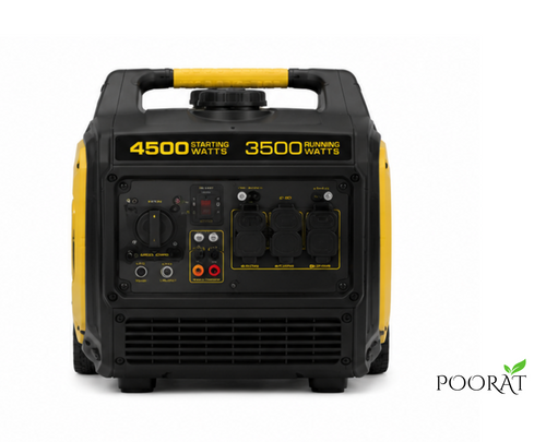 Poorat 4500 Starting Watts / 3500 Running Watts Portable Inverter Generator